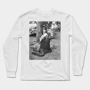 Woman Playing with Baby in Peru Long Sleeve T-Shirt